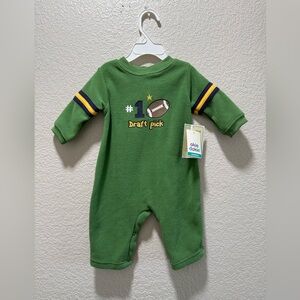 Okie Dokie “#1 Draft Pick” Baby Boy One Piece - Size 3/6 month